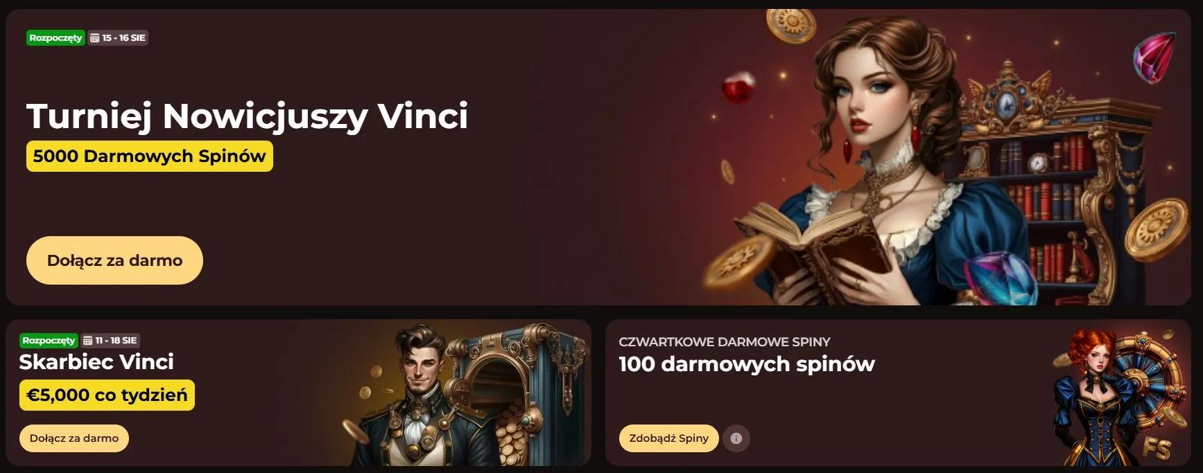 vinci-spin-casino-pl-Rodzaje-bonusów